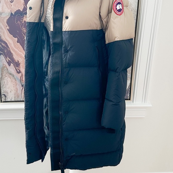 New! Canada Goose Byward Parka Regeneration Bicolor Long Down Puffer - Picture 13 of 14